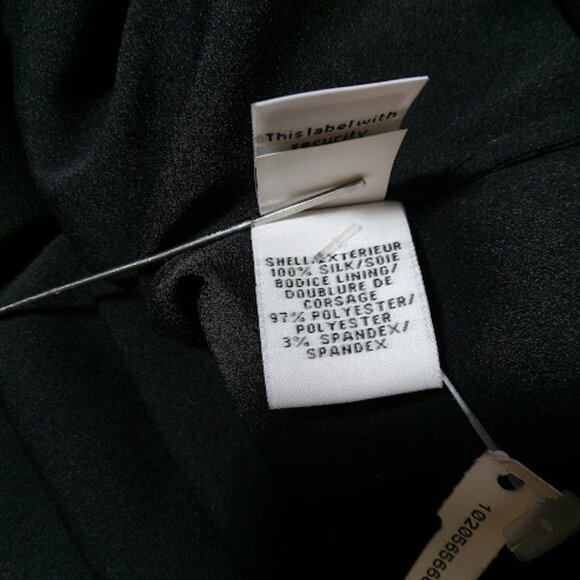 DIANE VON FURSTENBERG | NWT Sheer Silk Chiffon Black Mini Fleurette Dress 2 - Picture 9 of 15